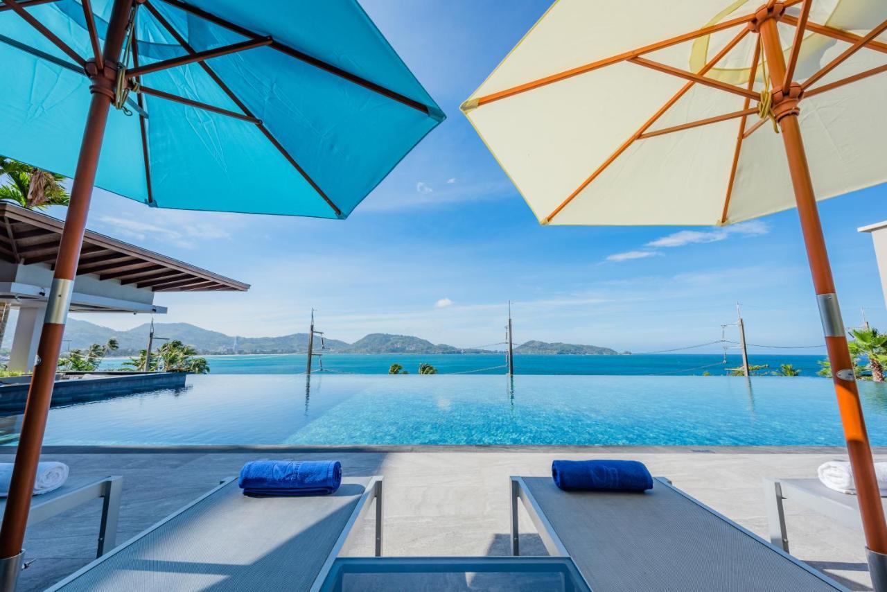 Oceanfront Beach Resort - Sha Extra Plus Patong Екстер'єр фото View from the pool at the resort